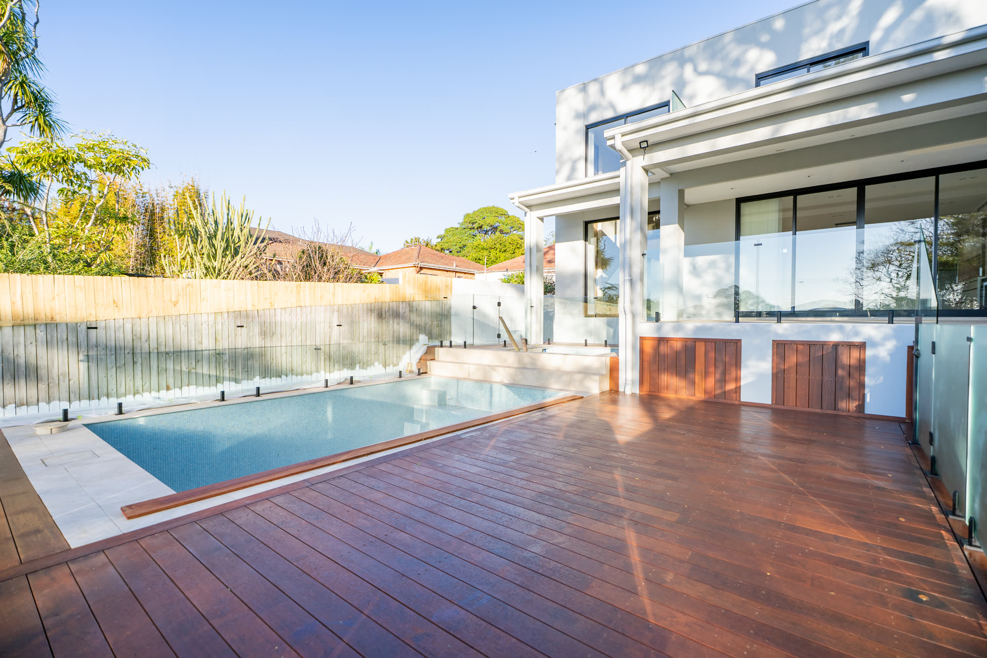 26 Clontarf St — pool and timber deck